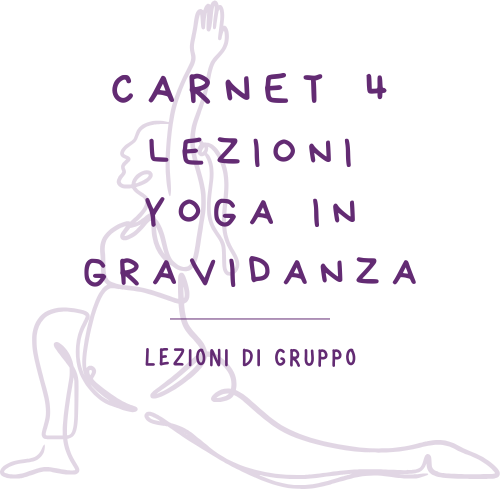 Carnet 4 Lezioni di Yoga in Gravidanza