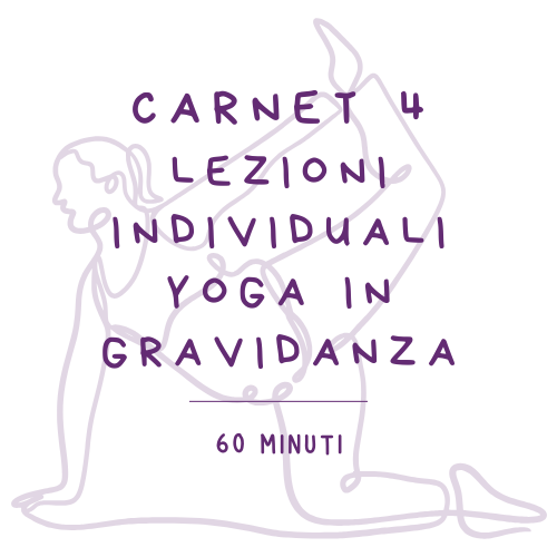 Carnet 4 Lezioni Individuali di Yoga in Gravidanza